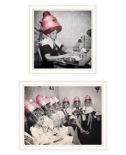 'The Salon Collection' 2-Piece Vignette By Sophie 6, Ready to Hang Framed Print, White Frame