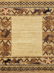 Tribes GC_YLS4011 Beige 7 ft. 10 in. x 10 ft. 3 in. Southwest Area Rug