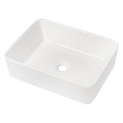 19 x 15 inch Modern Rectangular White Ceramic Vessel Bathroom Sink