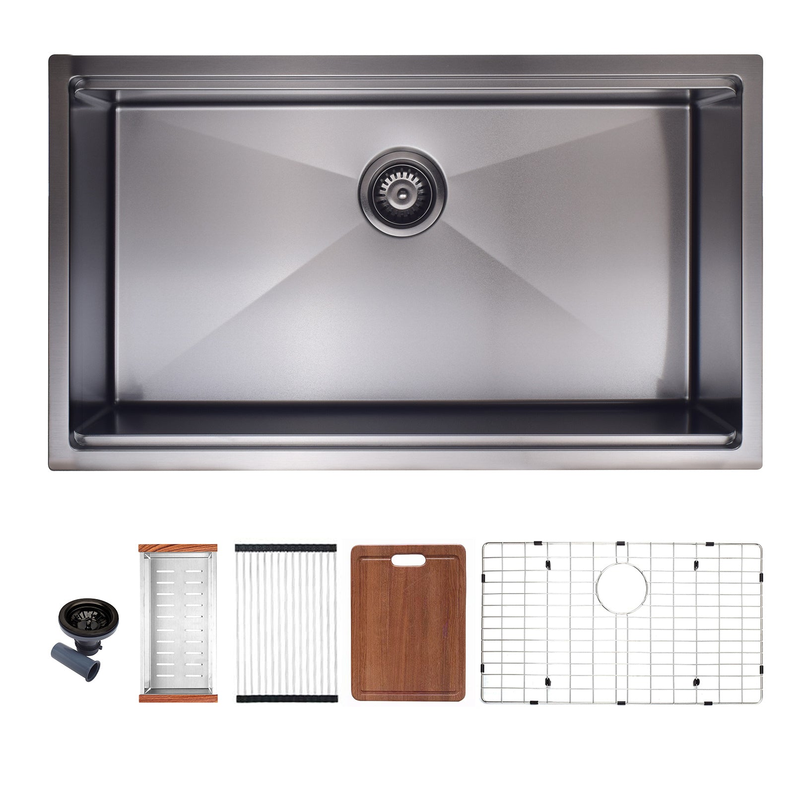 Workstation 32' L X 19' W Undermount Kitchen Sink With Accessories