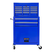 High Capacity Rolling Tool Chest with Wheels and Drawers, 8-Drawer Tool Storage Cabinet - Blue