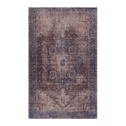 MAVAL Burgundy Washable Rug 2' x 3' Doormat Rug (Burgundy, 2' x 3')
