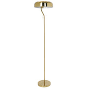 Spectra Tall Corner Floor Lamp for Living Room, Bedroom & Office Space Illumination - Gold Outer and White Inner, Metal, 55-Inch