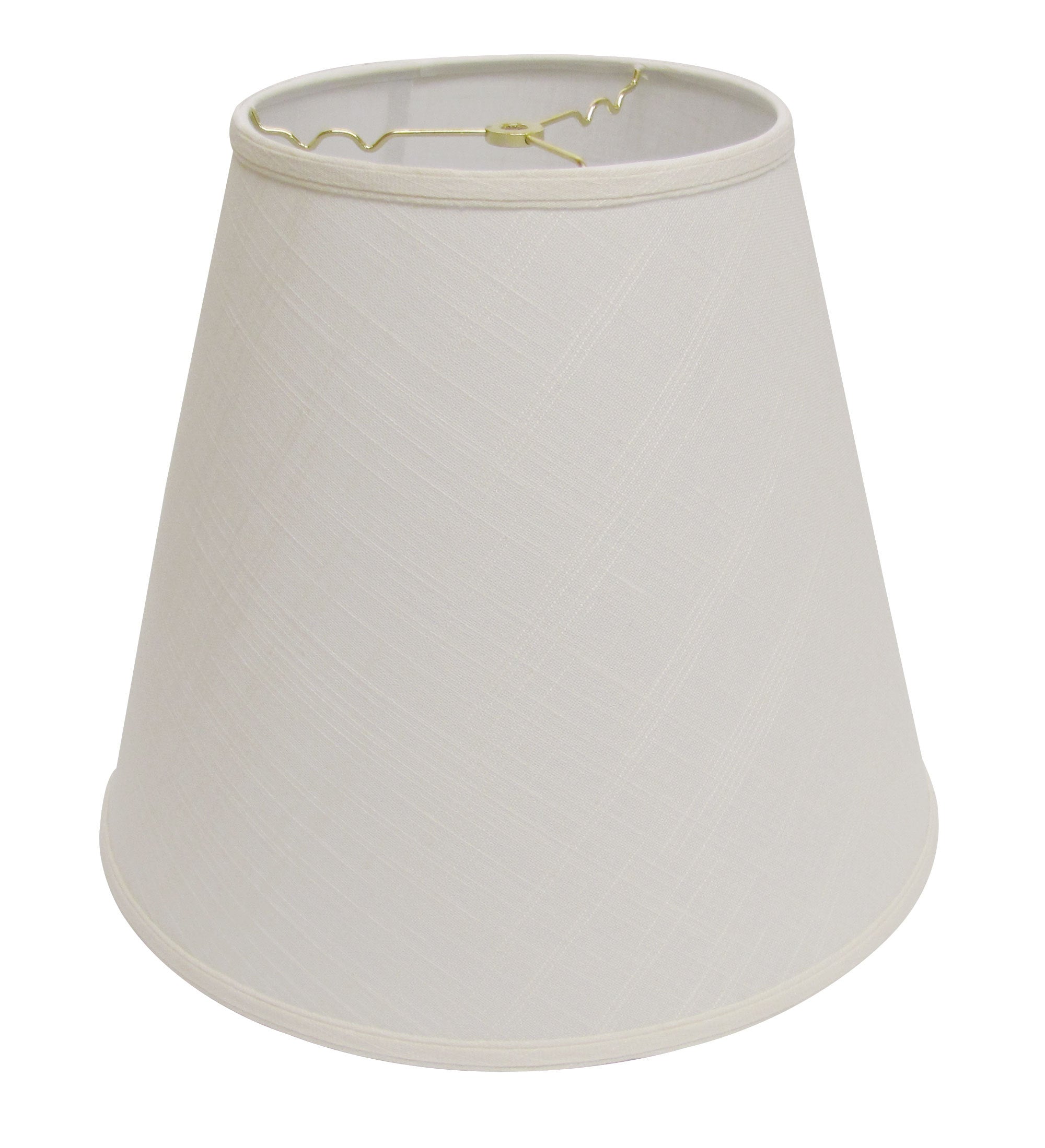 Slant Extra Deep Empire Hardback Lampshade with Washer Fitter, White