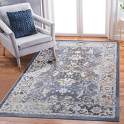 LOOM & LUXE Collection 6X9 Blue/Traditional Non-Shedding Living Room Bedroom Dining Home Office Stylish and Stain Resistant Area Rug