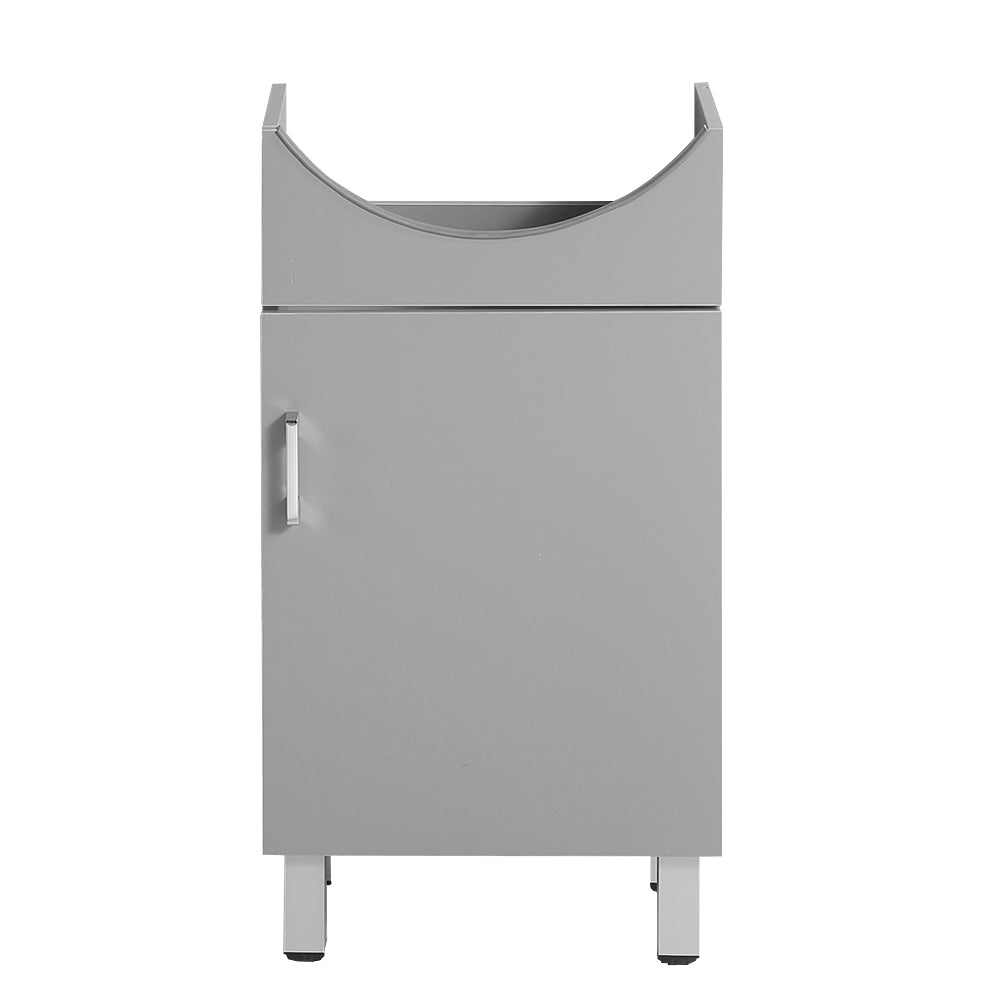 'Bathroom Vanity, grey (Without ceramic basin)