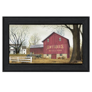 'Antique Barn' By Billy Jacobs, Ready to Hang Framed Print, Black Frame