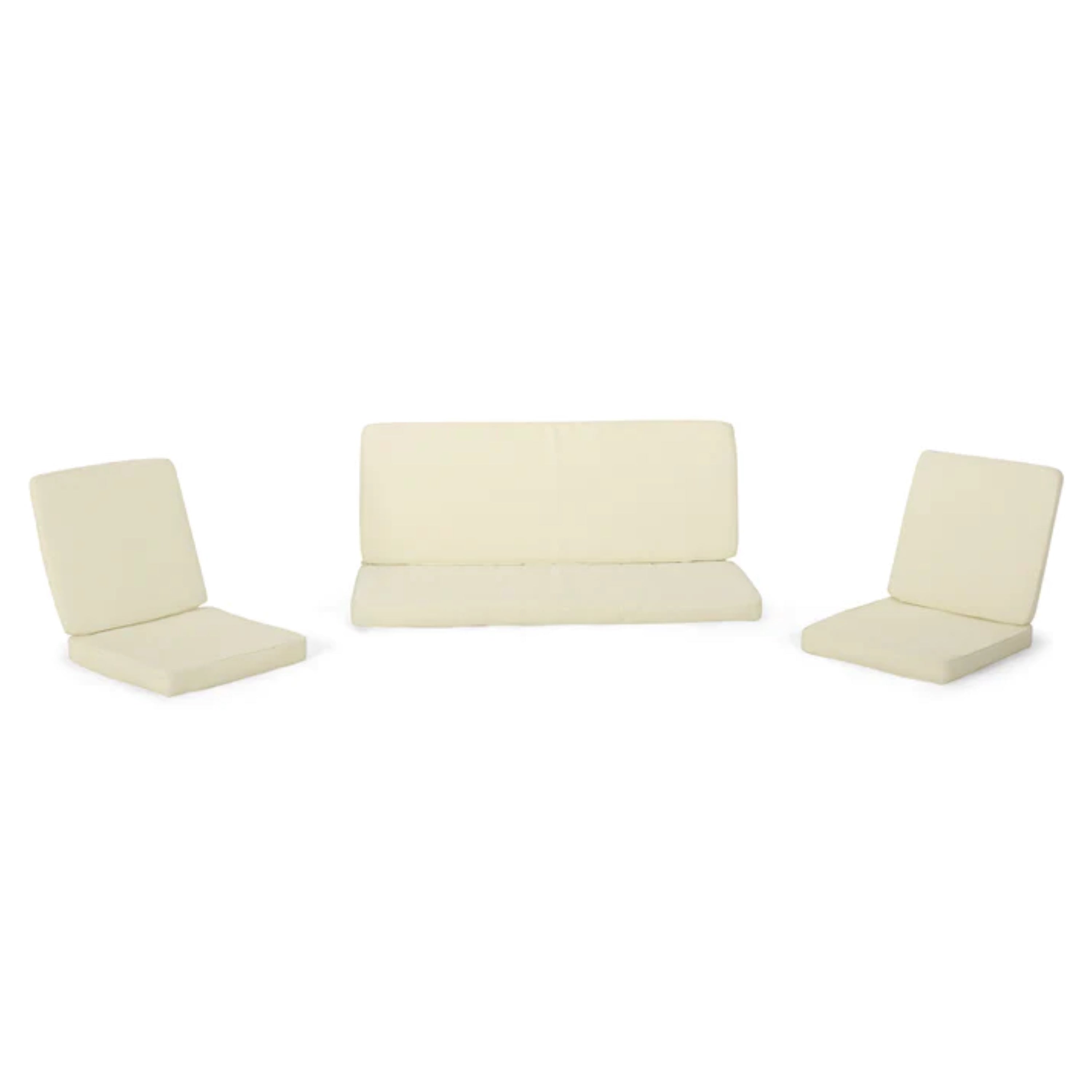 CAROLINA CLUB CHAIR & LOVESEAT CUSHION SET, CREAM,  (2sets 63513.00 CUSHION SET+1set 63308.00 CUSHION SET)