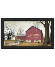 'Antique Barn' By Billy Jacobs, Printed Wall Art, Ready To Hang Framed Poster, Black Frame