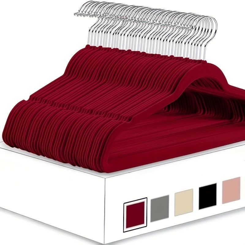 Red Velvet hanger, 50pack