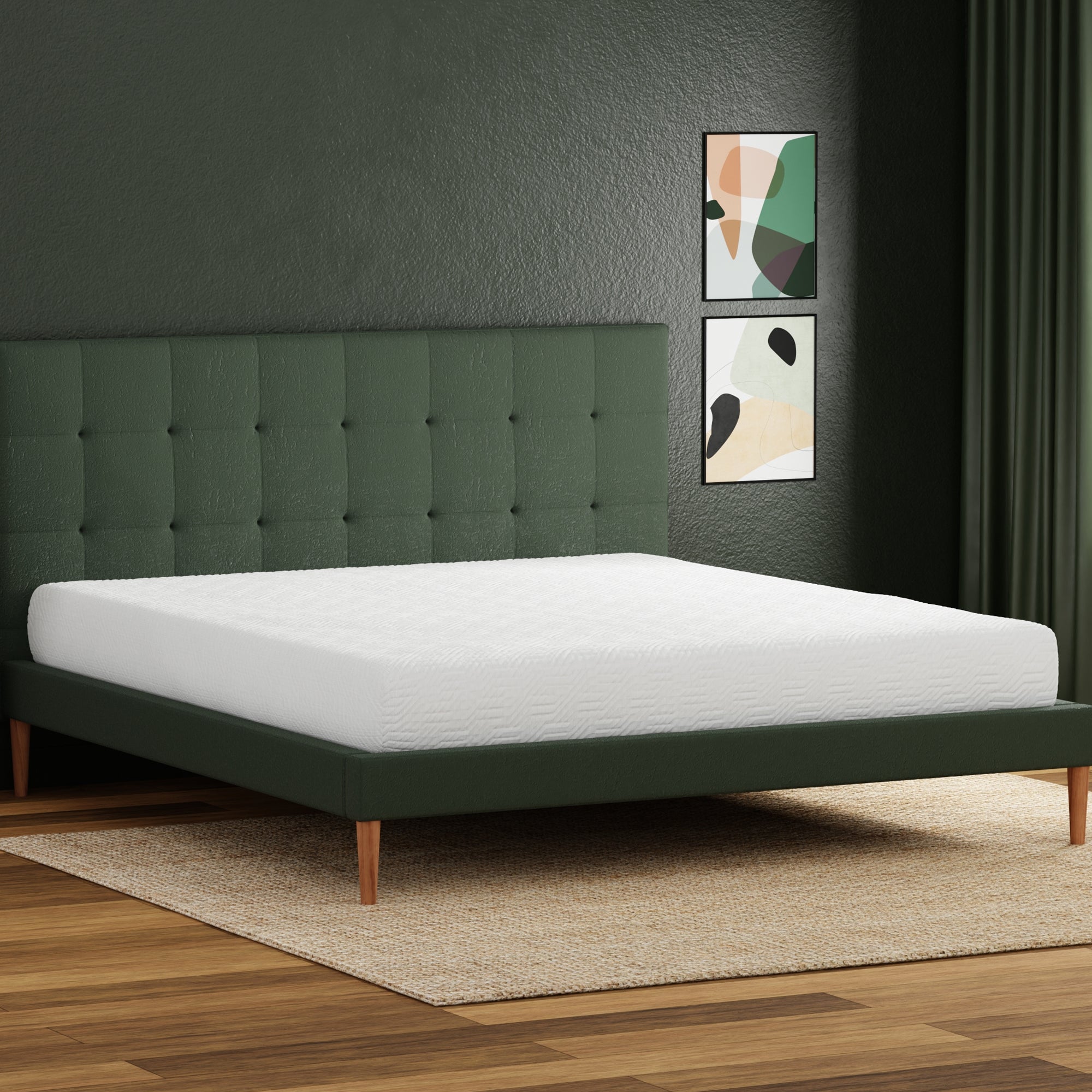 8' Essentials Gel-Infused Memory Foam Mattress Twin