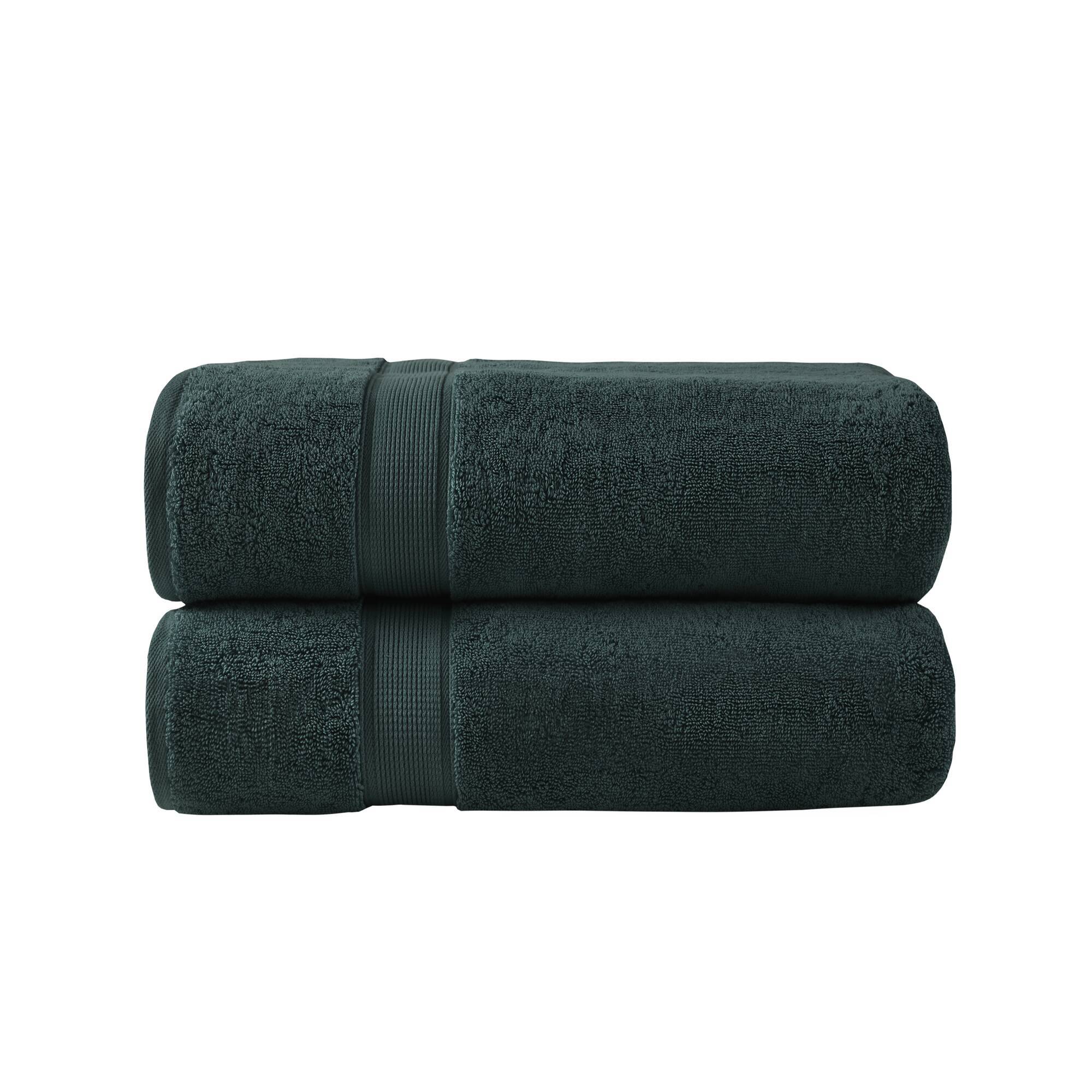 Ultra-Soft 100% Cotton Absorbent Towel Set 34x68' – 2PK