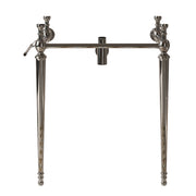 VICI 28' Freestanding Bathroom Console Iron Leg, NO Basin and Faucet, Chrome