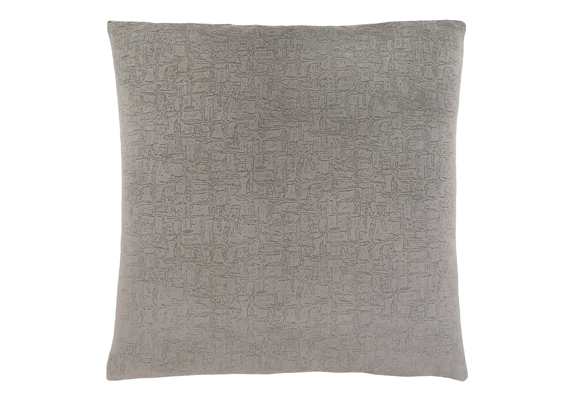 Pillows, 18 X 18 Square, Insert Included, Decorative Throw, Accent, Sofa, Couch, Bedroom, Grey Hypoallergenic Polyester, Modern