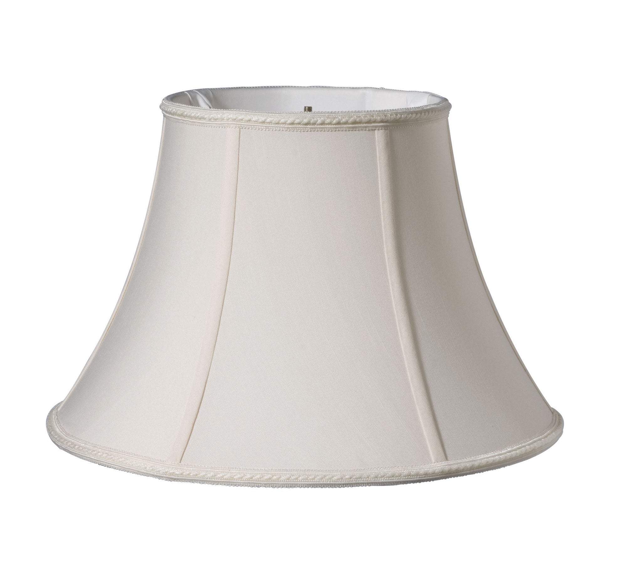 Slant Transitional Bell Softback Lampshade with Washer Fitter, Cream
