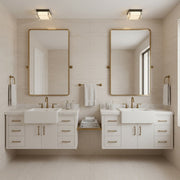 5-inch Black Integrated LED Flush Mount