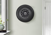 Clocks, 20' Round, Charcoal Grey, Transitional