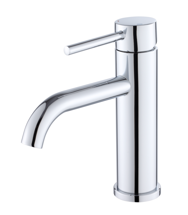 Single Handle Bathroom Faucet Lavatory Faucet Stainless Steel Single Hole-T10, Chrome