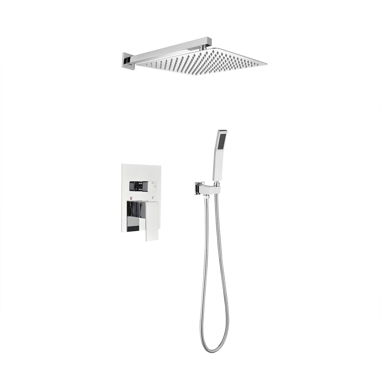 12' Rain Shower Head Systems Wall Mounted Shower