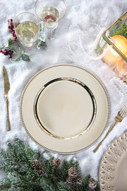 8 Pack Plastic Charger Plate, D13'