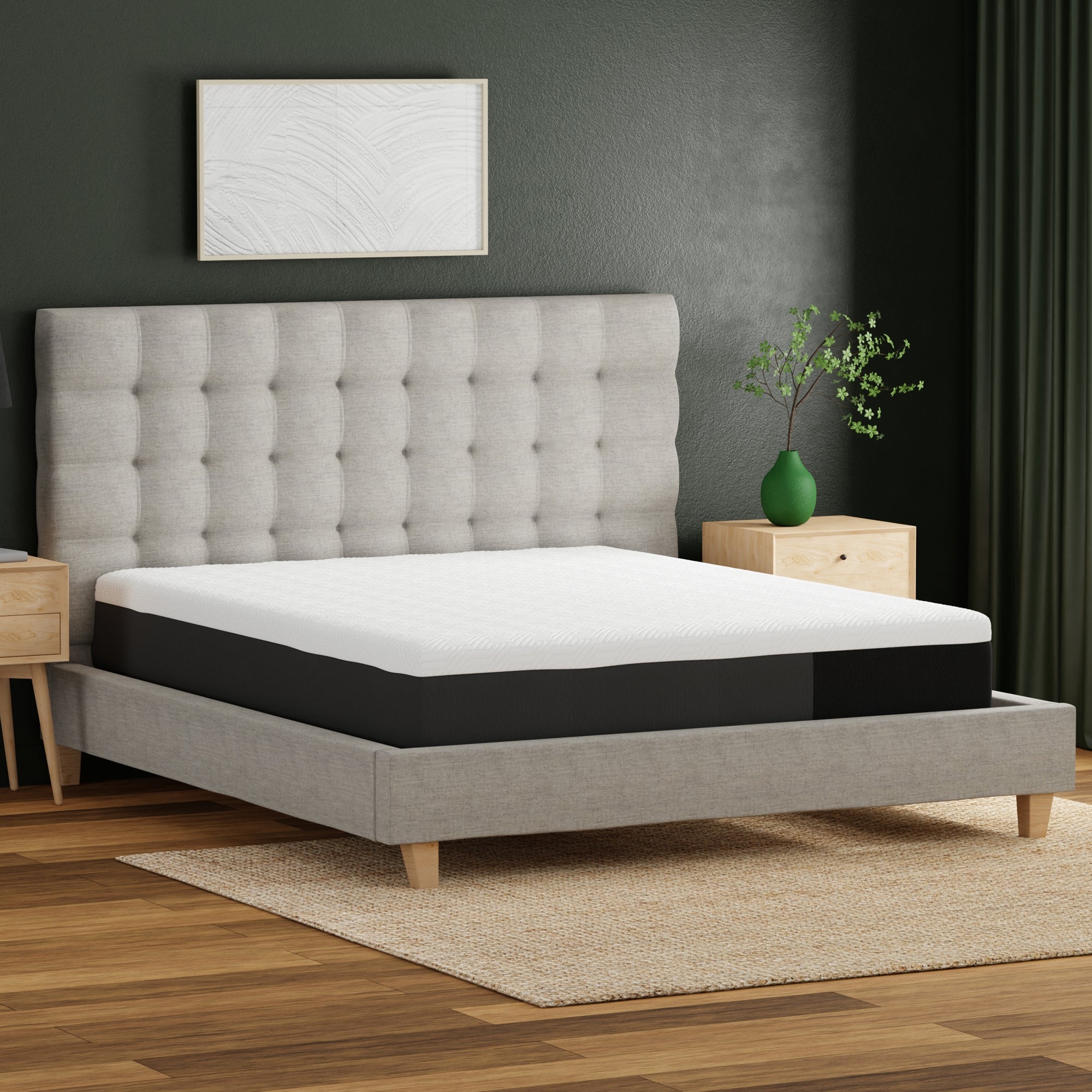 10' Essentials Gel-Infused Memory Foam Mattress Queen