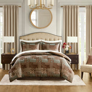 4 Piece Red Comforter Set Red Queen