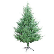 Winga 6FT Curved Christmas Tree – an 72-inch green Christmas tree featuring an irregular shape, dense branches, and a realistic appearance. This versatile piece works as both a Halloween and Christmas