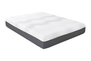 12' Full Mattress Green Tea Gel-Infused Memory Foam Hybrid Mattress, Plush Foam Pocket Coils, Mattress in a Box, Comfortable Sleep Mattress