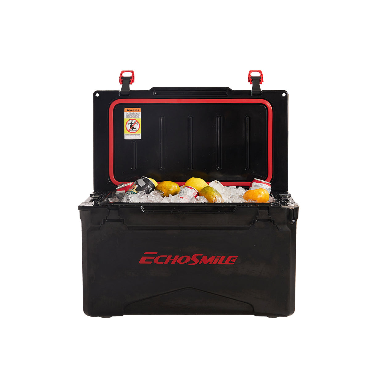 40Qt New Color (Black + Red Buckle)