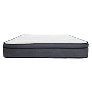 14 in. King Size Hybrid Mattress, Multi Layer Foam and Pocket Coil Mattress in a Bed