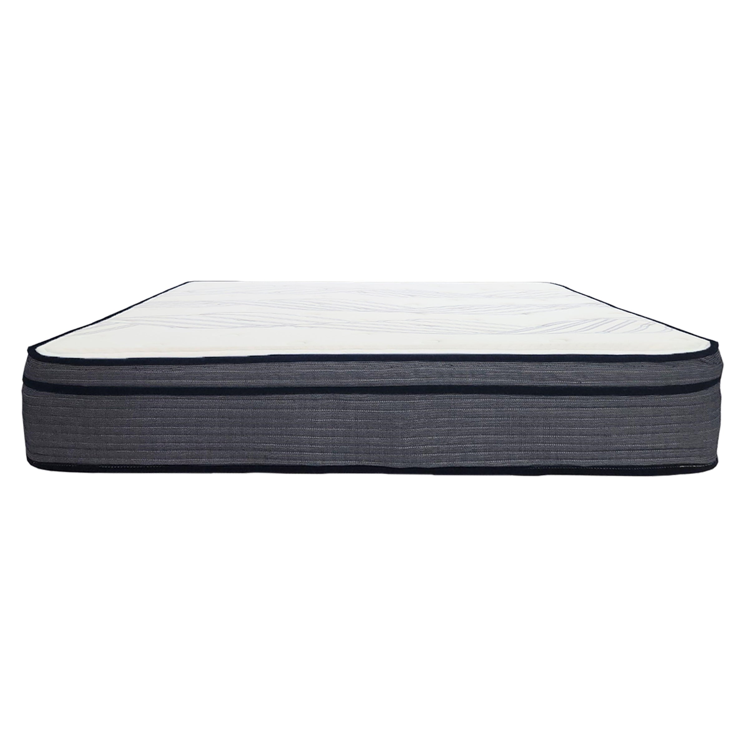 14 in. King Size Hybrid Mattress, Multi Layer Foam and Pocket Coil Mattress in a Bed