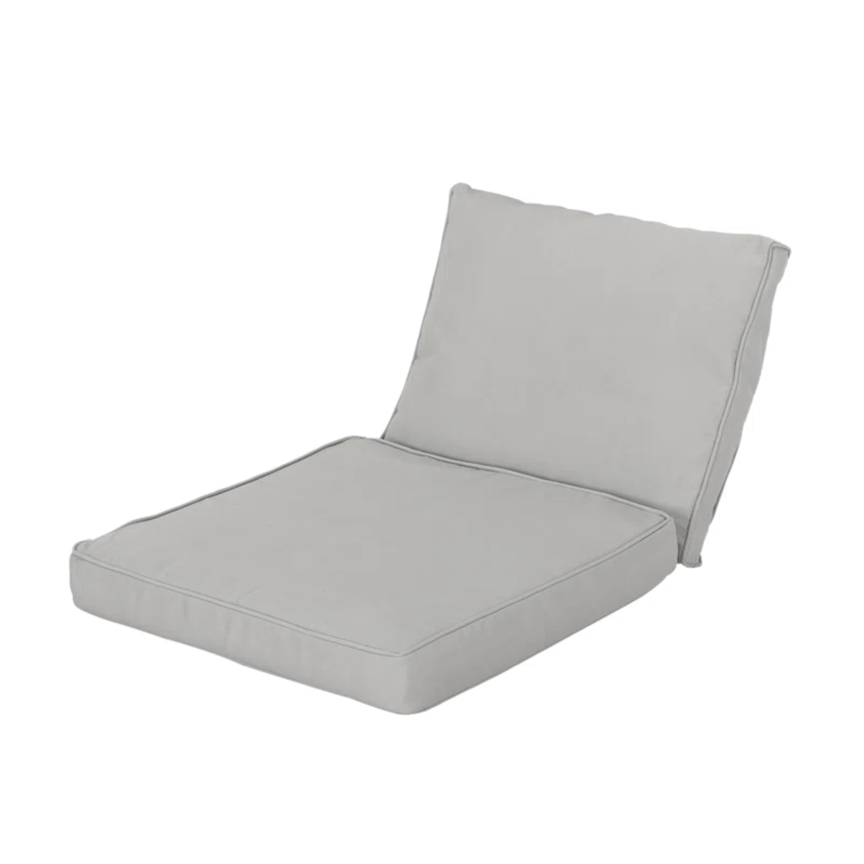 HONOLULU CLUB CHAIR CUSHION SET, BACK CUSHION AND SEAT CUSHION, SILVER, SET OF 1, (52918.00 CUSHION SET)