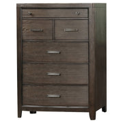 Six Drawer Dresser Antique Brown