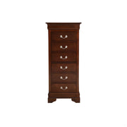 Louis Phillipe G3125-LC Lingerie Chest with Storage Solutions in Cappuccino Finish and Durable Wood Veneers