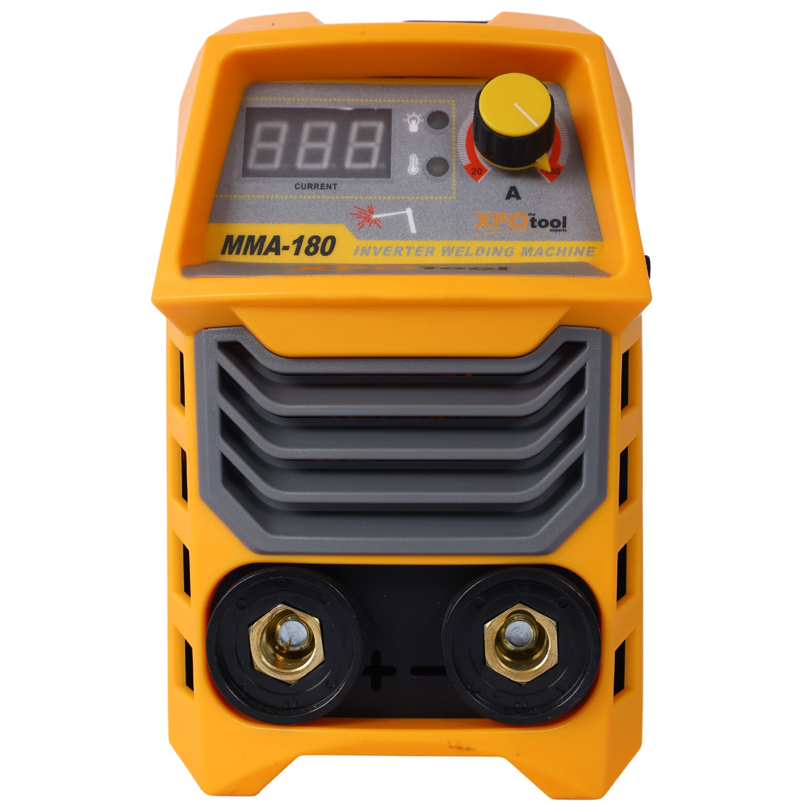110/220V MMA Welder, 180A Stick ARC Welding Machine IGBT Inverter Digital Display LCD Hot Start Welder with Electrode Holder, Work Clamp, Input Power Adapter Cable Dual Voltage DC