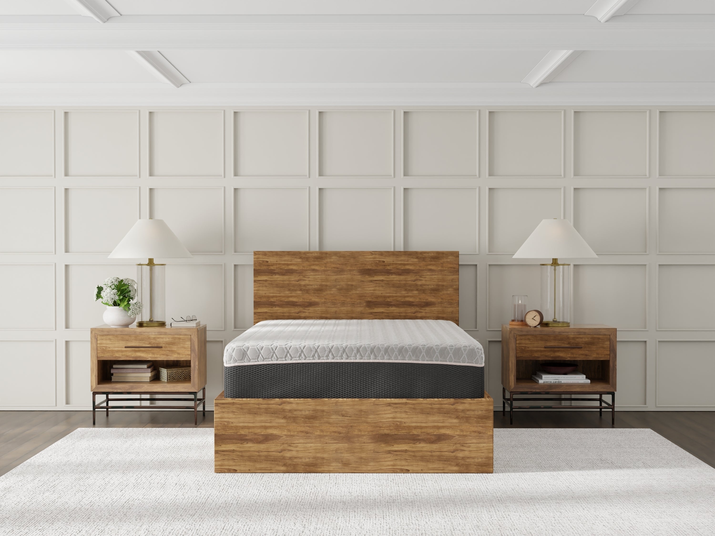 Copper Infused Hybrid 12 Inch Soft Memory Foam Queen Mattress