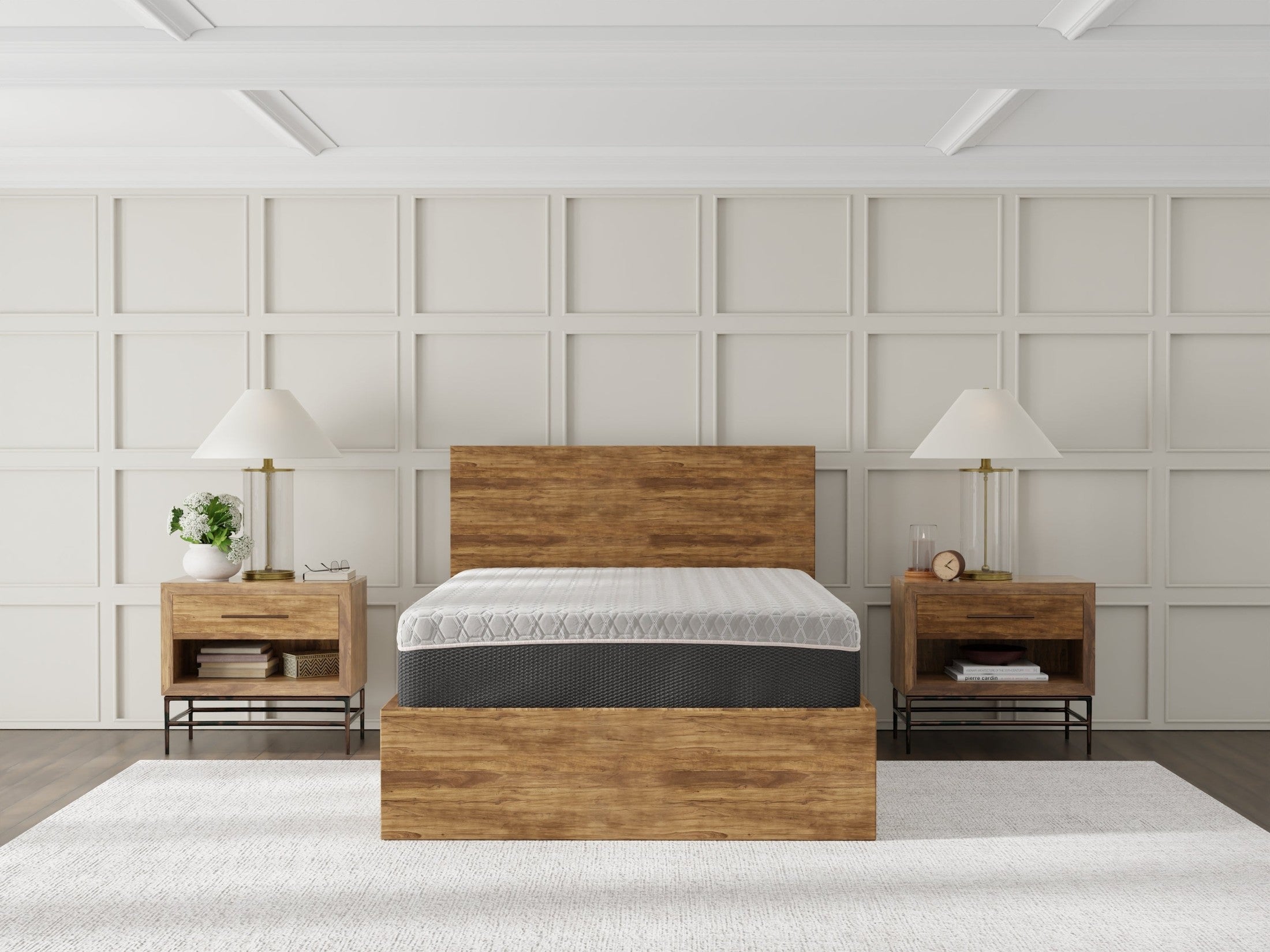 Copper Infused Hybrid 12 Inch Soft Memory Foam King Mattress