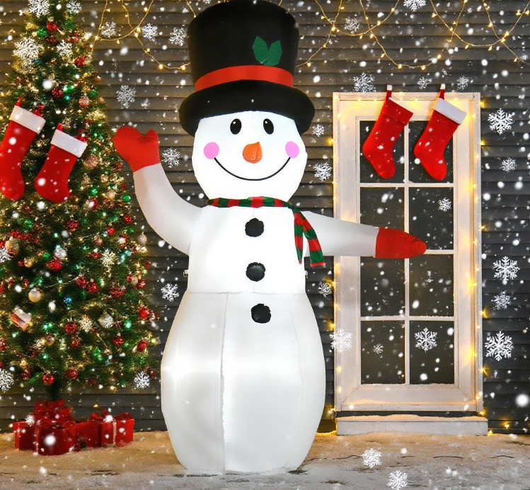 Christmas Inflatables Outdoor Decorations Snowman