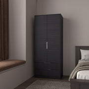 Trappe Armoire, Bedroom, Black