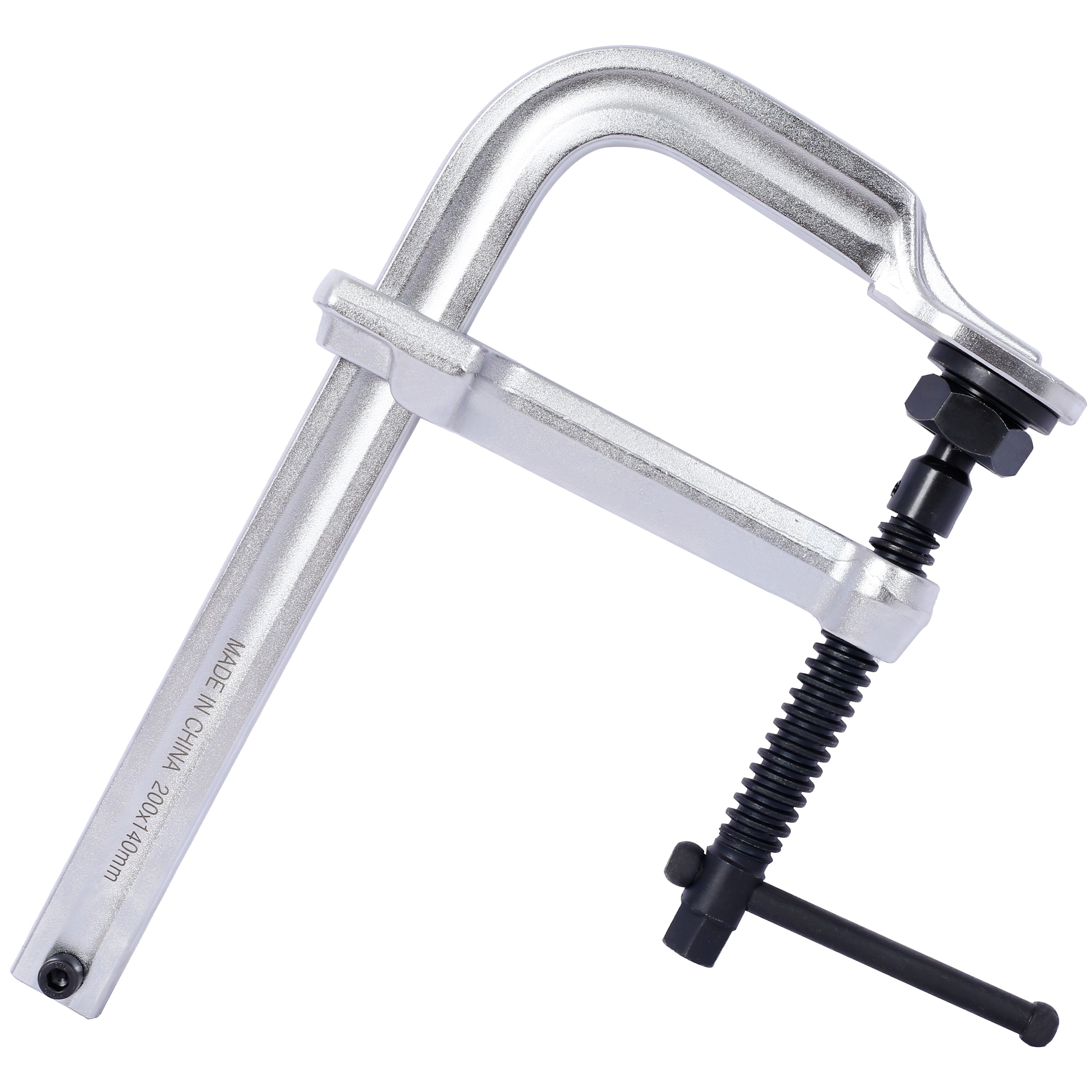 Heavy-Duty F-Clamp,, Removable Swivel Pad, Deep Throat F Clamp 5-1/2', Heavy Duty Bar Clamp for Welding,8'x5 1/2'