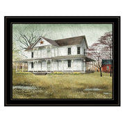 'April Showers' by Billy Jacobs, Ready to Hang Framed Print, Black Frame