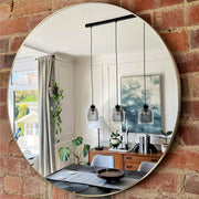 30 Inch Gold Metal Framed Round Bathrrom Mirror for Wall.(W2203P182022)