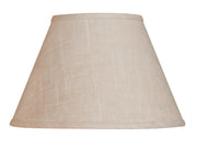 Slant Empire Hardback Lampshade with Washer Fitter, Stonewash