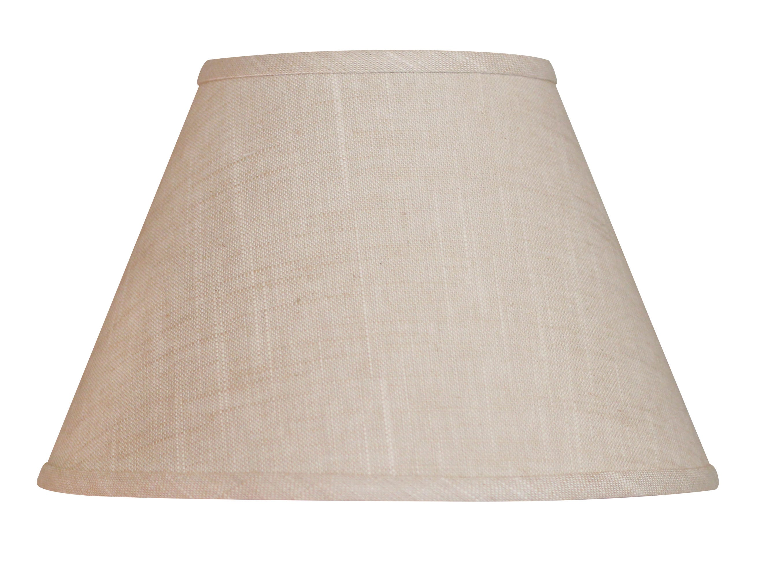 Slant Empire Hardback Lampshade with Washer Fitter, Stonewash