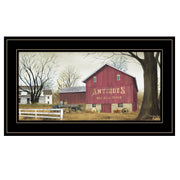 'Antique Barn' By Billy Jacobs, Ready to Hang Framed Print, Black Frame
