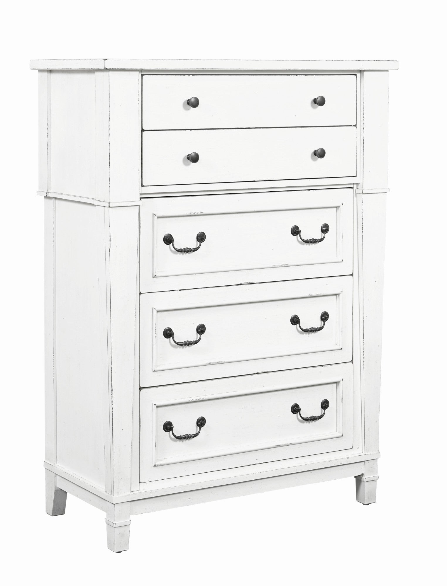 White 5-Drawer Chest