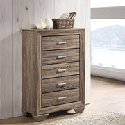 Harrison Washed Taupe 5-drawer Bedroom Chest