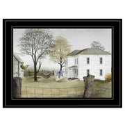'Spring Cleaning' by Billy Jacobs, Ready to Hang Framed Print, Black Frame