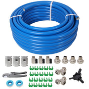 3/4 Inch Tubing Industrial Compressed Air Piping System, 100 Feet Length, High Quality PEX-AL-PEX Tubing,Blue Tubing
