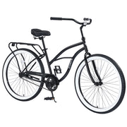 Single Speed Bicycles 26'Inch,Steel Frame, Wide Wheels for Stability, Rear Coaster Brakes,Multiple Colors Men's Beach Cruiser Bike